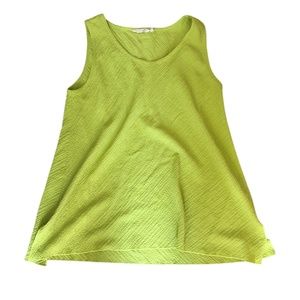 Soft Surroundings Green Lagenlook Tank Top Size L